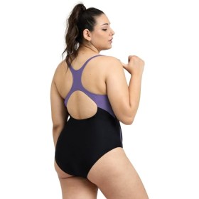 Arena Womens Graphic Plus Black-Lavanda2